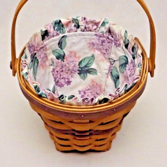 Longaberger 1994 May Series Lilac Basket with Liner Just a Great Find! - Picture 4 of 12